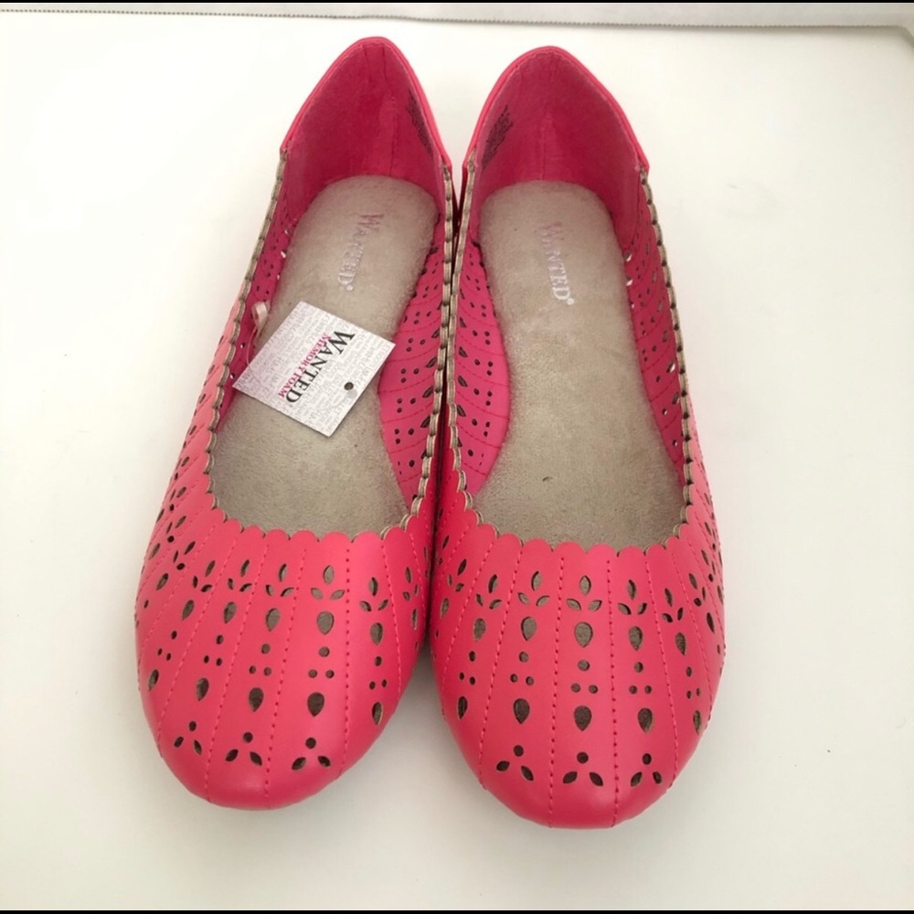 Tulip pink ballet flats
